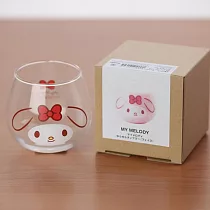【日本金正陶器】蛋型玻璃杯320ml ‧ 美樂蒂