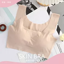 【KISSDIAMOND】日系裸感無痕涼感無鋼圈內衣(KDW─3030) 2XL 膚色