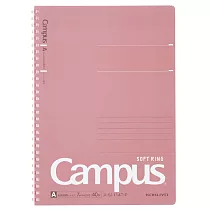 KOKUYO Campus 軟線圈筆記本點線A罫B5─ 粉