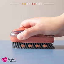 【Cap】按壓洗劑萬用清潔刷 紅色