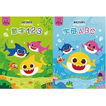 BABY SHARK 幼幼描寫本─數字+字母