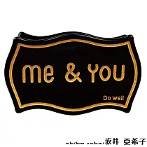 『坂井.亞希子』我和你ME&YOU造型髮抓夾 ─黑色