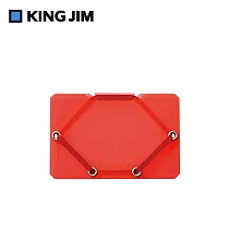 【KING JIM】CHEERS! 霓虹色卡片收納夾 紅色 (CH2512T-RD)