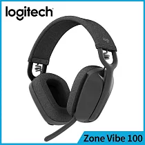 羅技 ZoneVibe100 無線藍芽耳機麥克風 石墨灰