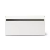 【MUJI 無印良品】鋼製掀蓋式電源插座收納盒