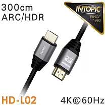 INTOPIC 廣鼎 HDMI 4K鋁合金影音傳輸線(HD─L02/300cm)