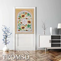 TROMSO厚白棉麻風尚門簾─ D52愛慕葵園