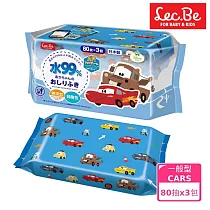 日本LEC 迪士尼純水99%濕紙巾─CARS80抽x3包入