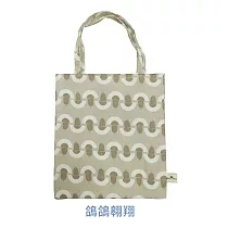 【Polku】 ─北歐極簡系列─清新棉質小托特包 鴿鴿翱翔