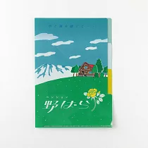 【日本Green Flash】復古飯店系列 三層資料夾A5 ‧ 野玫瑰小木屋