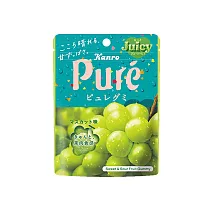 Kanro甘樂 Pure鮮果實軟糖─ 白葡萄口味