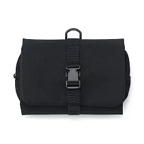 【MUJI 無印良品】聚酯纖維吊掛可拆收納袋/黑