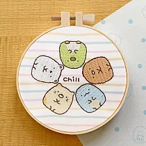 角落小夥伴刺繡【日常生活篇】： 當我們圈在一起