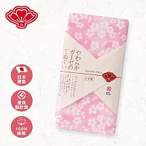 【日纖】日本泉州純棉長巾34x90cm─ 春日醉櫻