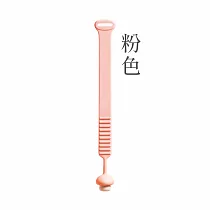 【E.dot】小蘑菇矽膠馬桶提蓋器─可調節加長款 粉色