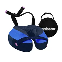【Cabeau】旅行用記憶棉頸枕S3/TNE 飛機枕(附耳塞+收納袋) 雪梨藍