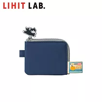 LIHIT LAB.貓貓卡片零錢包 靛藍色