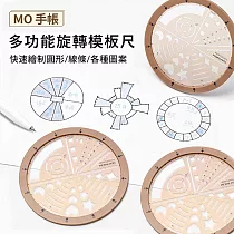 KOKUYO Campus MO無時效手帳模板 旋轉尺─圓形
