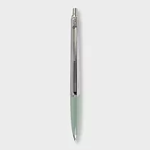 【BALLOGRAF|原子筆】瑞典筆_官方授權代理_EPOCA紀元金屬系列_半金屬筆身_白鉻件_盒裝_ 灰綠 灰綠