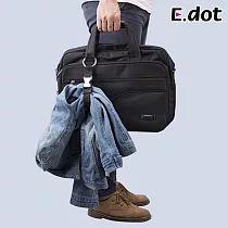 【E.dot】多用途行李箱背包金屬掛扣綁帶 黑色