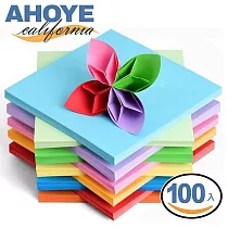 【AHOYE】正方形彩色紙 15*15cm 100張*2包