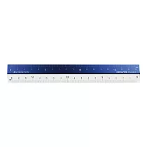 KOKUYO Urban Monochrome兩用鋁製尺18cm─ 藍