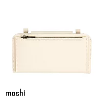 Moshi Crossbody Wallet磁吸式斜背三用手機包 (MagSafe) 奶酒白