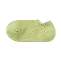 【MUJI 無印良品】女棉混淺口直角襪23─25cm 淺綠