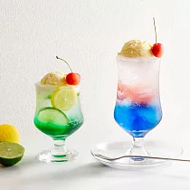 【日本Toyo Sasaki】晶透奢華 矮腳強化玻璃杯385ml