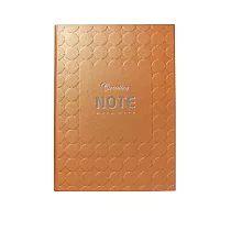 【DATA MATE 創意筆記本】DM─621 月亮星辰/ A5尺寸 橫格/方格 精裝本─ 桔色