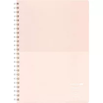 KOKUYO ME Soft軟線圈50枚5mm方格A5─ 粉紅沙灘