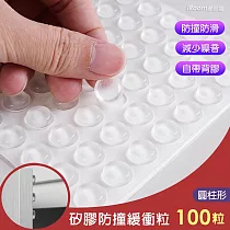 【iRoom優倍適】多用途矽膠防撞緩衝顆粒100粒─ 圓柱形10x3mm