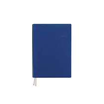珠友 16K加厚膠皮筆記(大格)/定頁筆記/加厚筆記本/萬用記事本 02藍