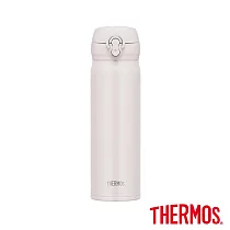【THERMOS膳魔師】不鏽鋼超輕量彈蓋真空保溫瓶500ml(JNL─506─ASWH) 白色