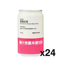 【MUJI 無印良品】風味茶飲 草莓紅茶/24入