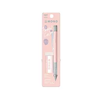 【TOMBOW日本蜻蜓】MONO graph 0.5mm 自動鉛筆 MONO 橡皮 粉彩色系組 限定組 珊瑚粉