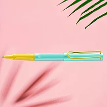 LAMY 鋼珠筆 / SAFARI狩獵者系列 2024 限量 ─ pina colada 熱帶風情 藍黃