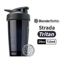 【Blender Bottle】卓越搖搖杯〈Strada Tritan〉24oz/710ml 幻影黑