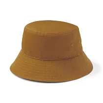 【MUJI 無印良品】棉斜紋織平頂有簷帽56.5─59cm 煙燻黃
