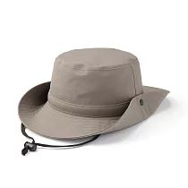 【MUJI 無印良品】撥水加工附防水膠條有簷帽56.5─59cm 摩卡棕