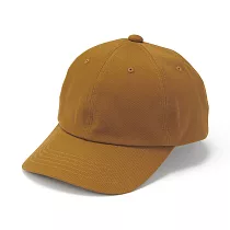 【MUJI 無印良品】棉斜紋織棒球帽55─59cm 煙燻黃