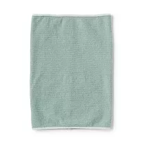 【MUJI 無印良品】伸縮頭用毛巾/薄荷綠【成品尺寸】25*34 cm