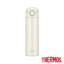 【THERMOS膳魔師】不鏽鋼彈蓋真空保溫杯500ml(JOK─500─CR) 楓木白