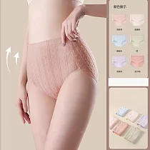 【Missking 1983】高腰收復緹花包臀內褲 (三件組) M