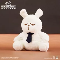 星期一的布魯斯 絨毛掛件─ 坐姿布魯斯(白)