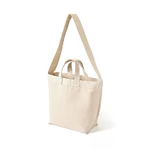 【MUJI 無印良品】帆布兩用托特包 原色