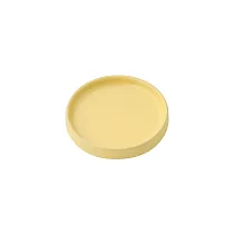 【MUJI 無印良品】炻器多用皿/淺黃直徑9.6cm