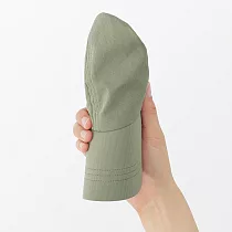 【MUJI 無印良品】透氣可捲收棒球帽55─59cm 卡其綠