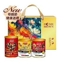 《紅布朗》花繪金典3入堅果禮盒