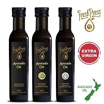 【壽滿趣─FreshPress】紐西蘭頂級冷壓初榨酪梨油(250ml)(三入組)